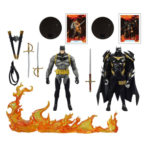 DC Multiverse Multipack Batman vs Azrael Batman Armor 18 cm